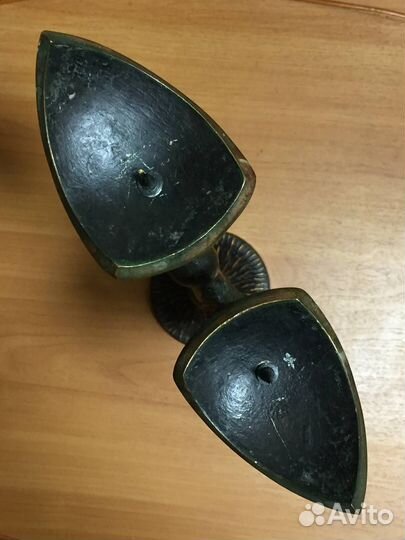 Подсвечник латунный, СССР