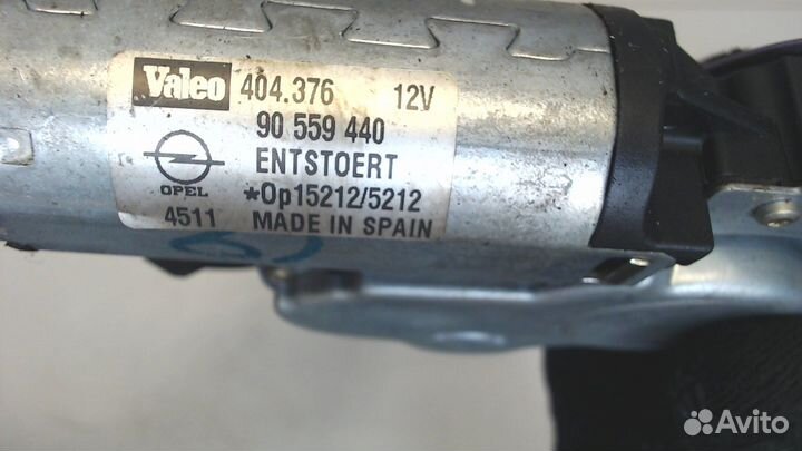 Двигатель стеклоочистителя задний Opel Astra G, 20