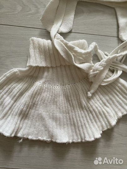 Набор зимний шапка+манишка