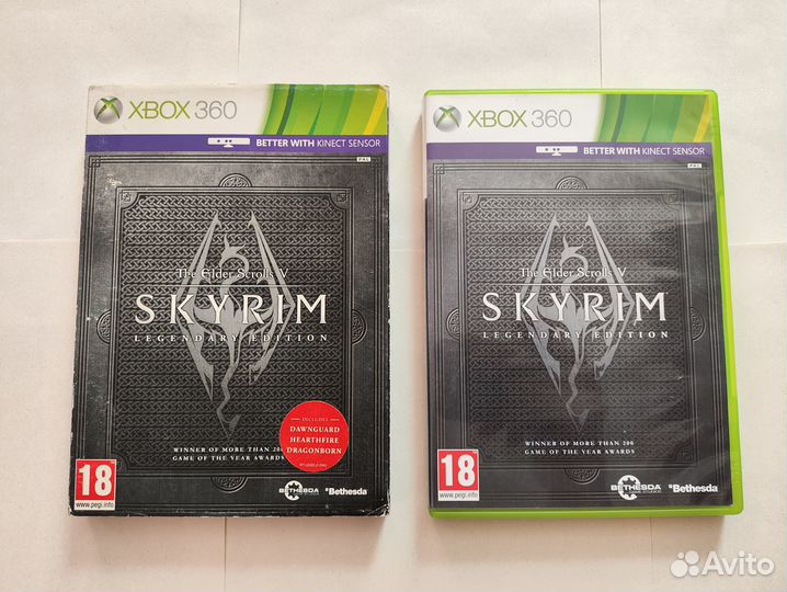 XBox 360 tesv Skyrim Legendary Edition Редкая Игра