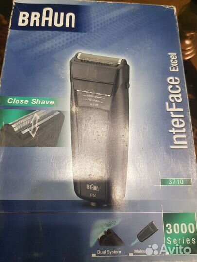 Бритва электрическая braun 3710