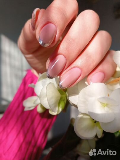 Маникюр,покрытие гель лак.Наращивание