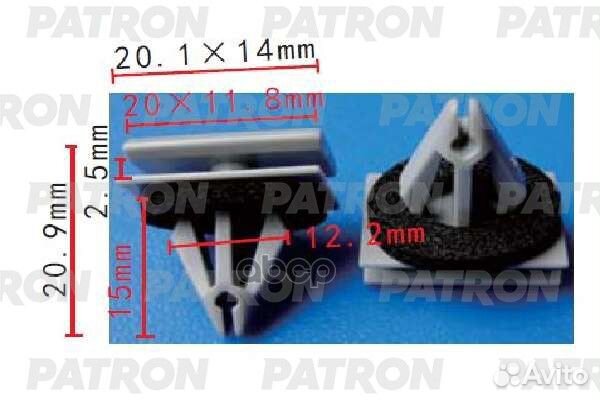 Клипса пластмассовая Chevrolet,GM применяемость