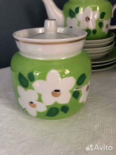 Сервиз Богдановичи бу, подсвечник кобальт