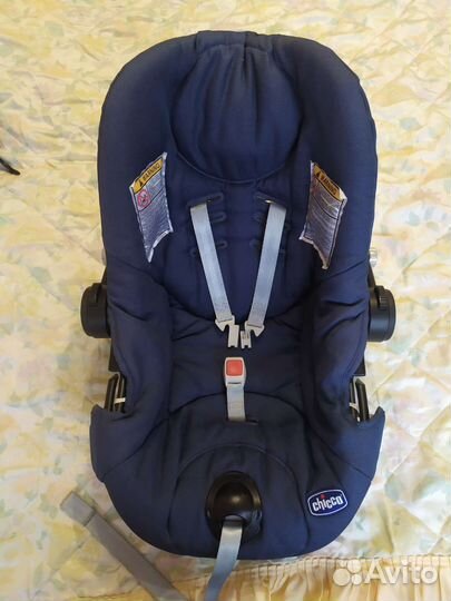 Детская автолюлька chicco от 0+ +ходунки в подарок