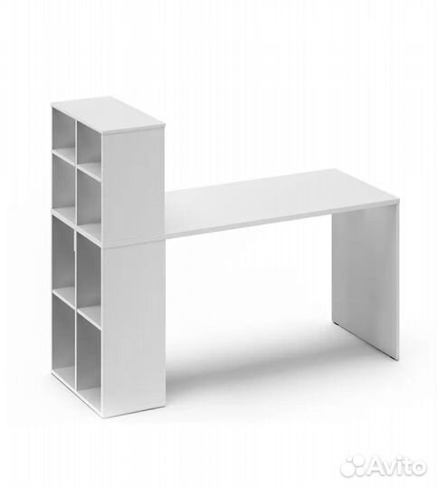 Стол письменный школьный белый
