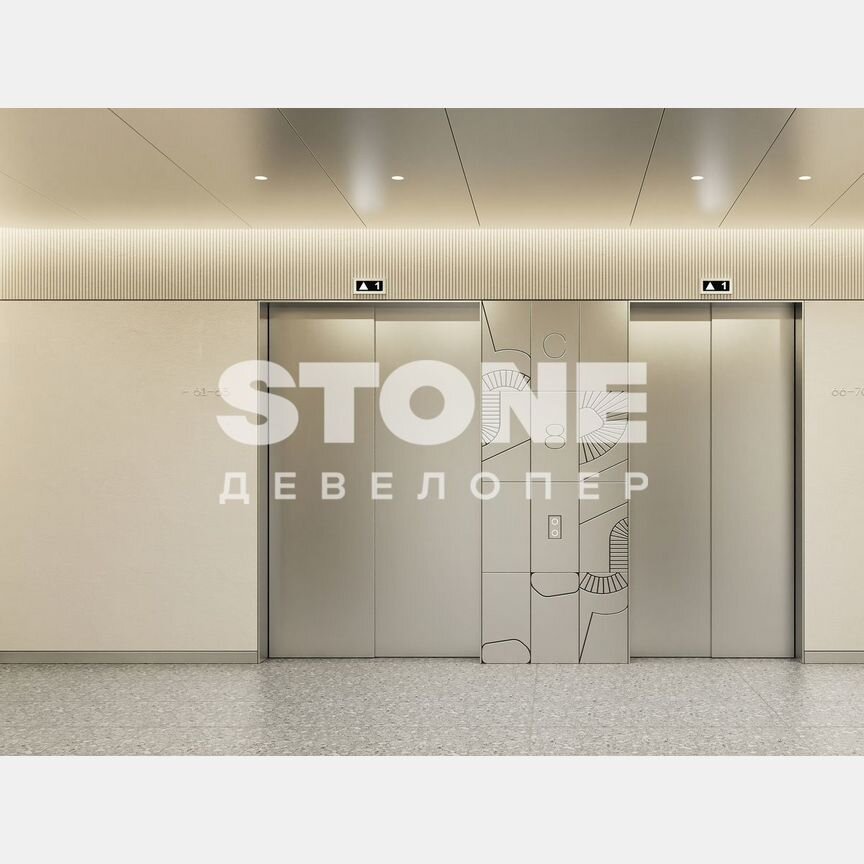 2-к. квартира, 64,1 м², 25/28 эт.