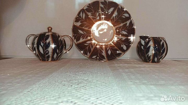 Сервиз сахарница Зимний вечер лфз