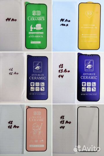 Защитные стекла для iPhone