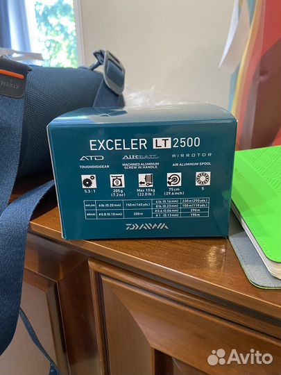 Катушка daiwa exceler lt 2500