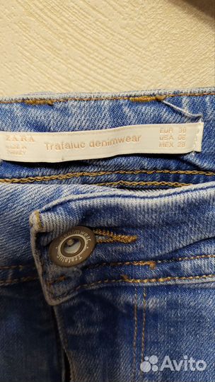 Джинсы zara 38