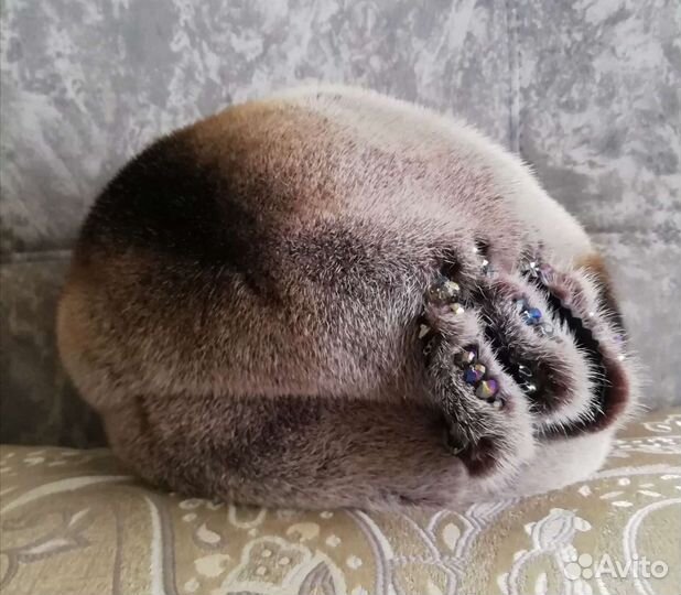 Берет норковый