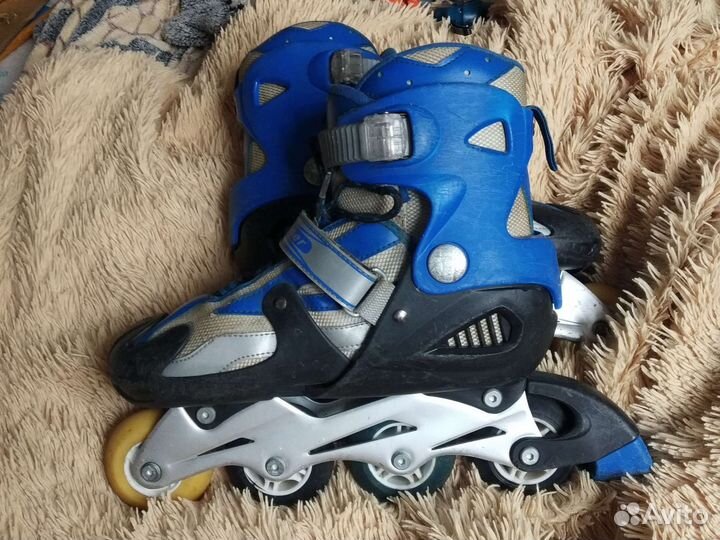 Роликовые коньки 37-40 светятся
