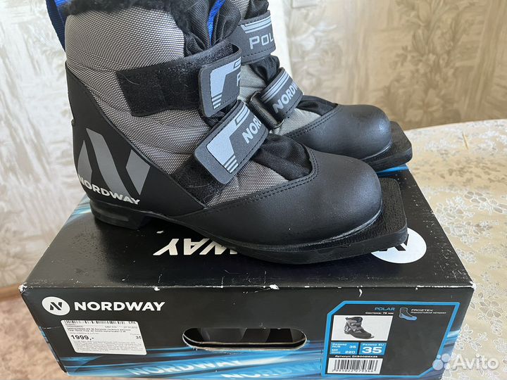 Лыжные ботинки nordway, р. 35