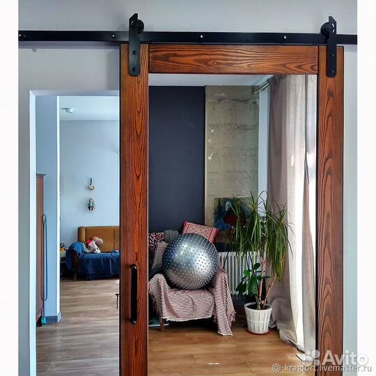 Амбарные двери лофт