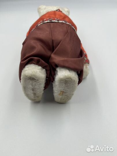 Игрушка мишка механический в народном костюме