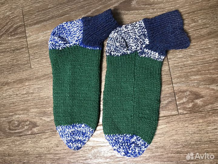 Носки шерстяные вязаные 44-45 размер