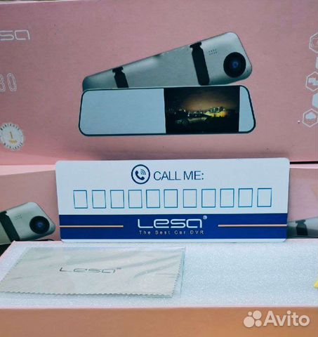 Видеорегистратор зеркало с камерой заднего вида