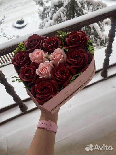 Букеты валентинки