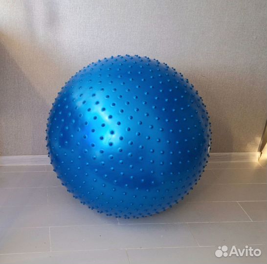 Мяч гимнастический с шипами для фитнеса 85 см