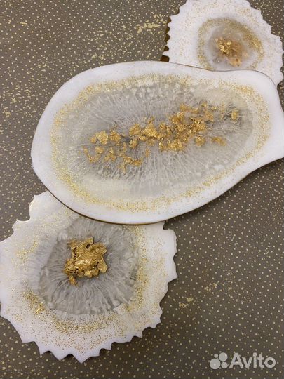 Подстаканники из эпоксидной смолы