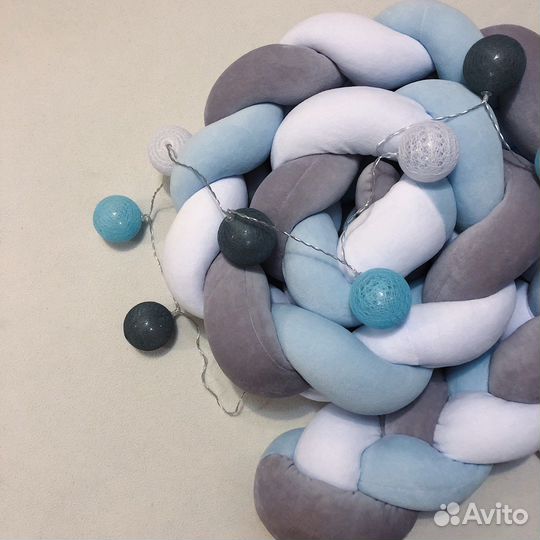 Бортик косичка