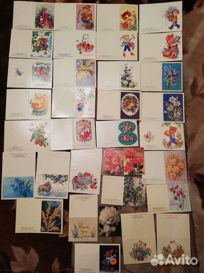 Мини открытки СССР