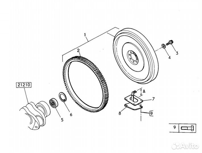 Маховик Б/у для Renault Premium, Renault Midlum
