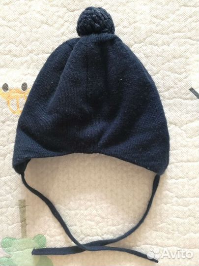 Шапка для мальчика демисезонная 44-46