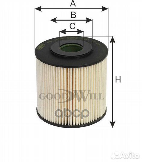 Фильтр топливный HCV FG1084 Goodwill