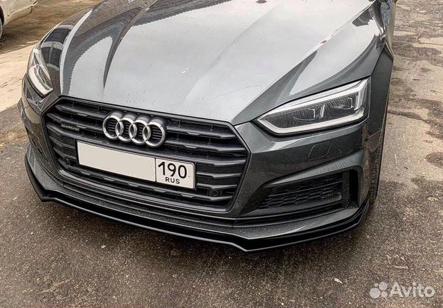 Сплиттер переднего бампера для Kia Stinger