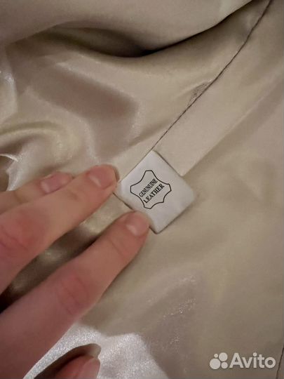 Куртка кожаная женская демисезонная