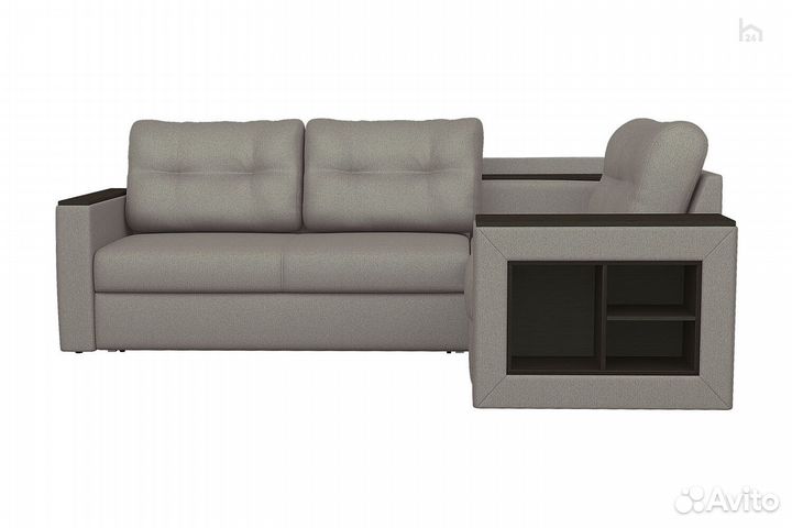 Угловой диван с полкой 3нд