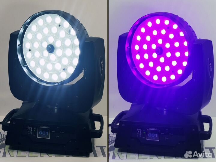 Голова Wash 36x10 4in1 ver.PRO с цельной линзой