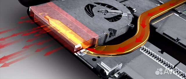 Радиатор, термотрубка для ноутбуков