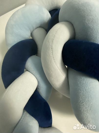 Бортик косичка в кроватку