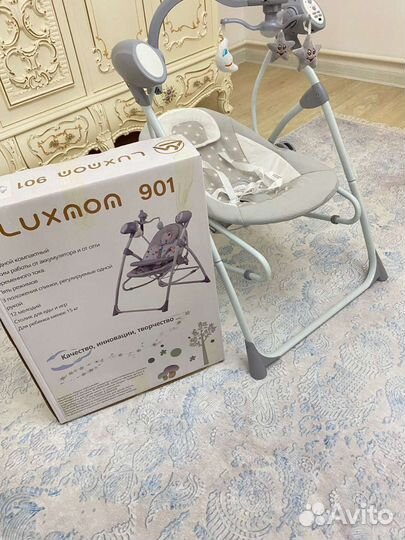 Детские электронные качели для новорожденных