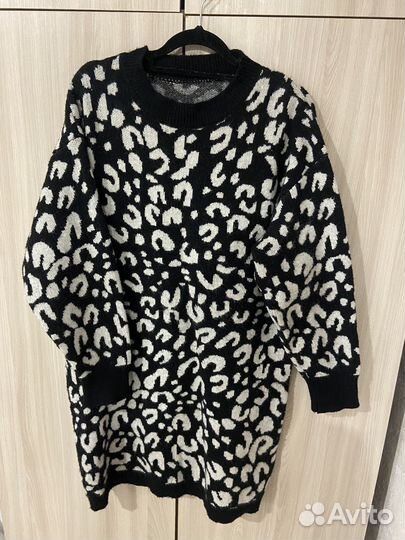 Платье теплое вязаное