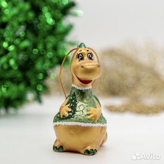 Дракончик елочная игрушка