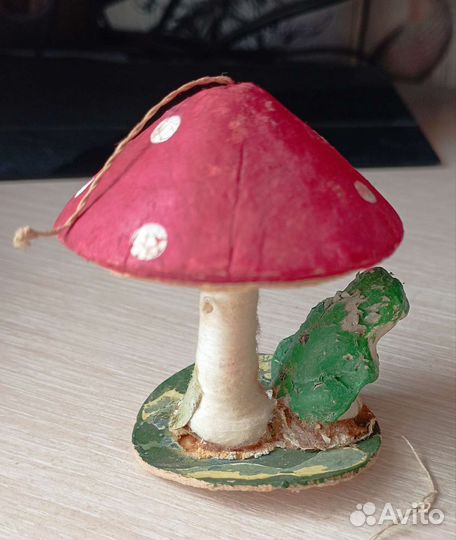 Ватные елочные игрушки СССР