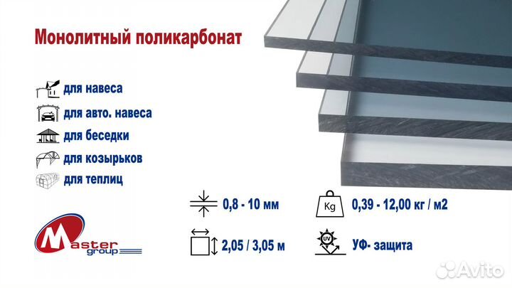 Монолитный поликарбонат