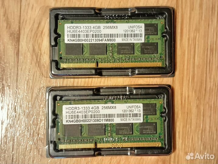 Оперативная память для ноутбука 4Gb PC3-10600 1333