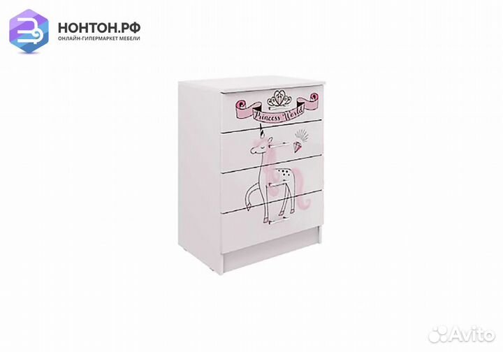 Комод Принцесса белый