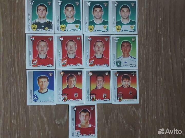 Наклейки Чемпионат россии по футболу 2010