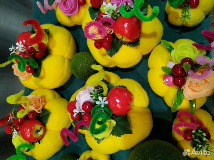 Осенний гном+ тыковки в подарок