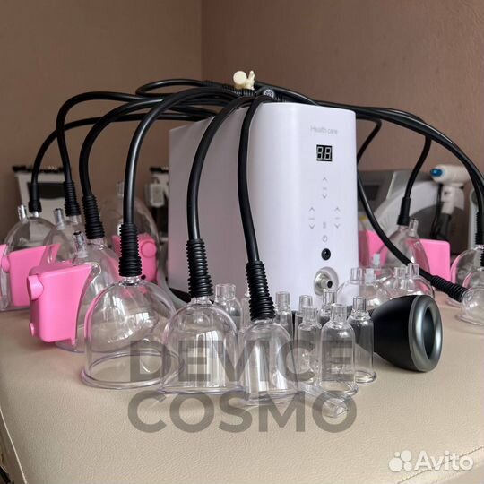 Аппарат Паук, банки для массажа