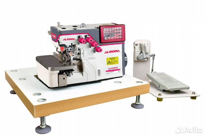 Промышленный 4-х ниточный оверлок aurora neva-4