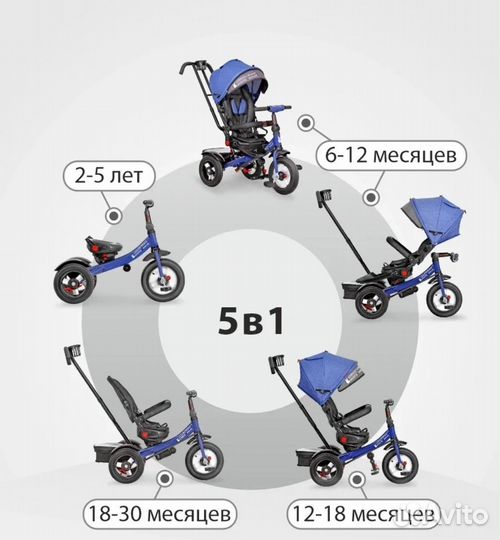 Велосипед Evolution air werter berger Синий