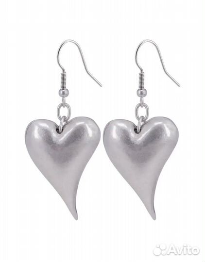 Серьги сердца