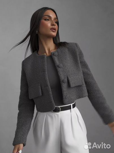 Жакет осенний укороченный